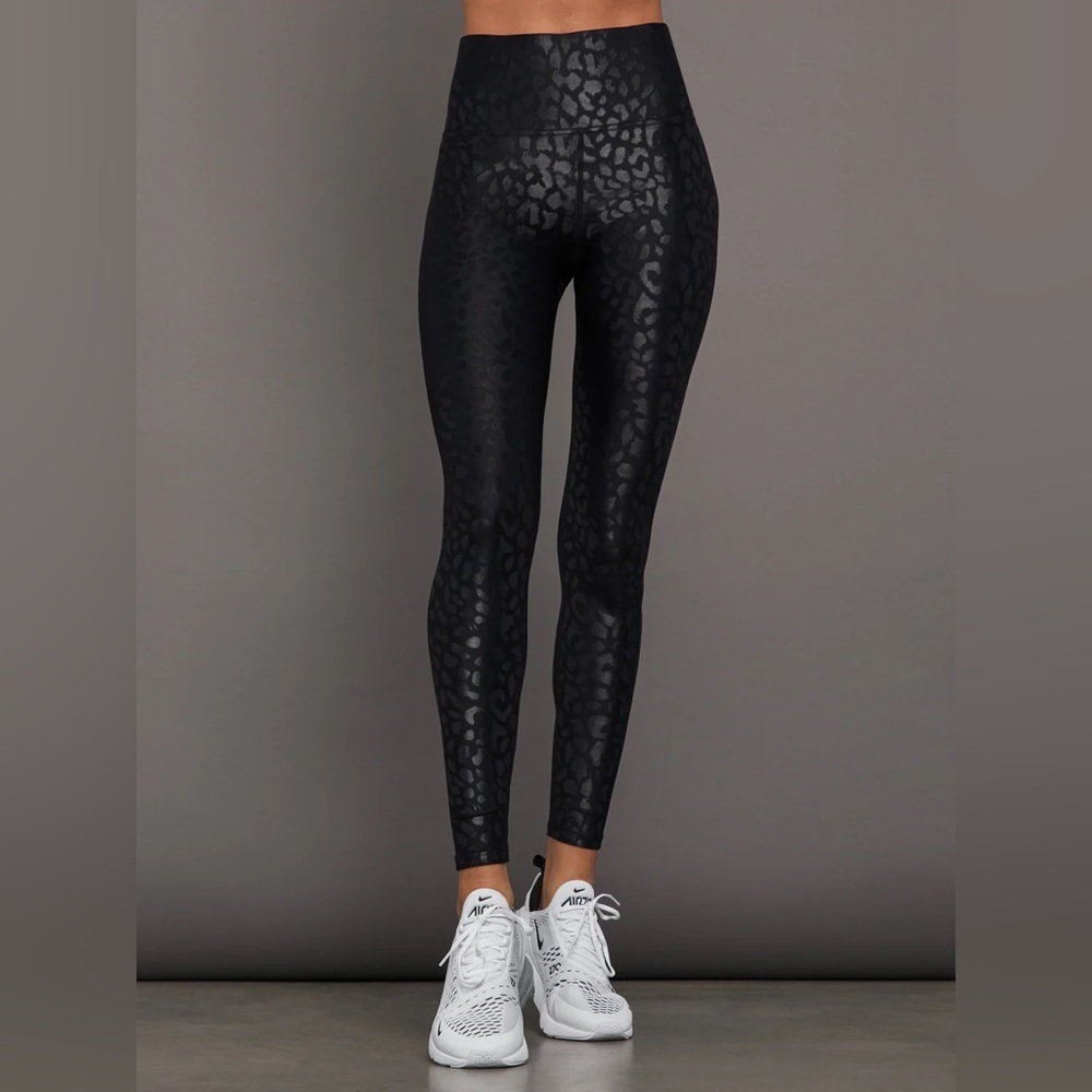 CARBON38 High Rise 7/8 Legging in Leopard Takara Shine Size Small